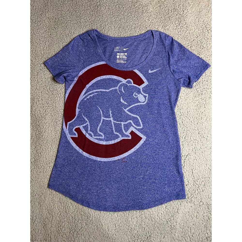 Nike Chicago Cubs Tee shirt Women's Large (B130189)